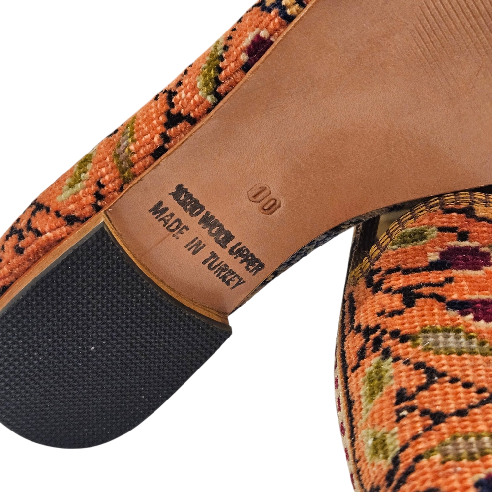 New - Artemis Design Co. - Patterned Carpet Loafers - Size 10 - Picture 8 of 16